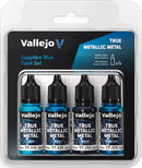 Vallejo: True Metallic Metal - Sapphire Blue Paint Set