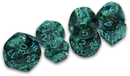 Funky 7-Die Set Verdigris Grecian Vase DCC Dice
