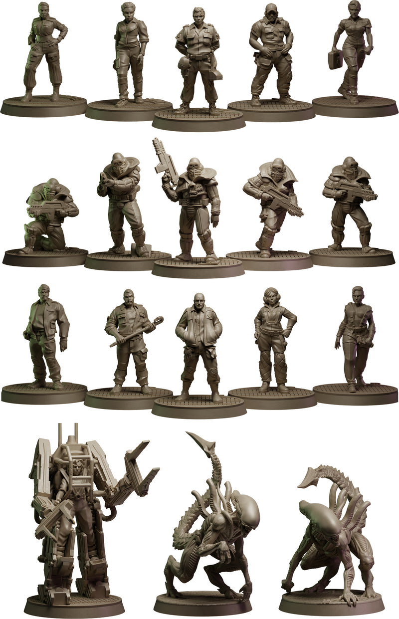 Alien: The Roleplaying Game Miniatures Set - Rapture Protocol