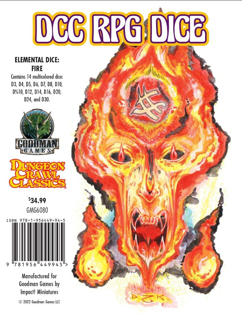 Dungeon Crawl Classics - Elemental Dice: Fire