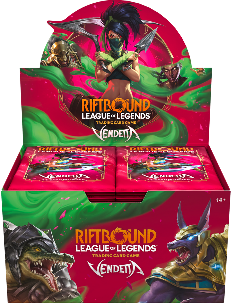 mtg legends booster box Riftbound League of Legends TCG Vendetta Booster Box