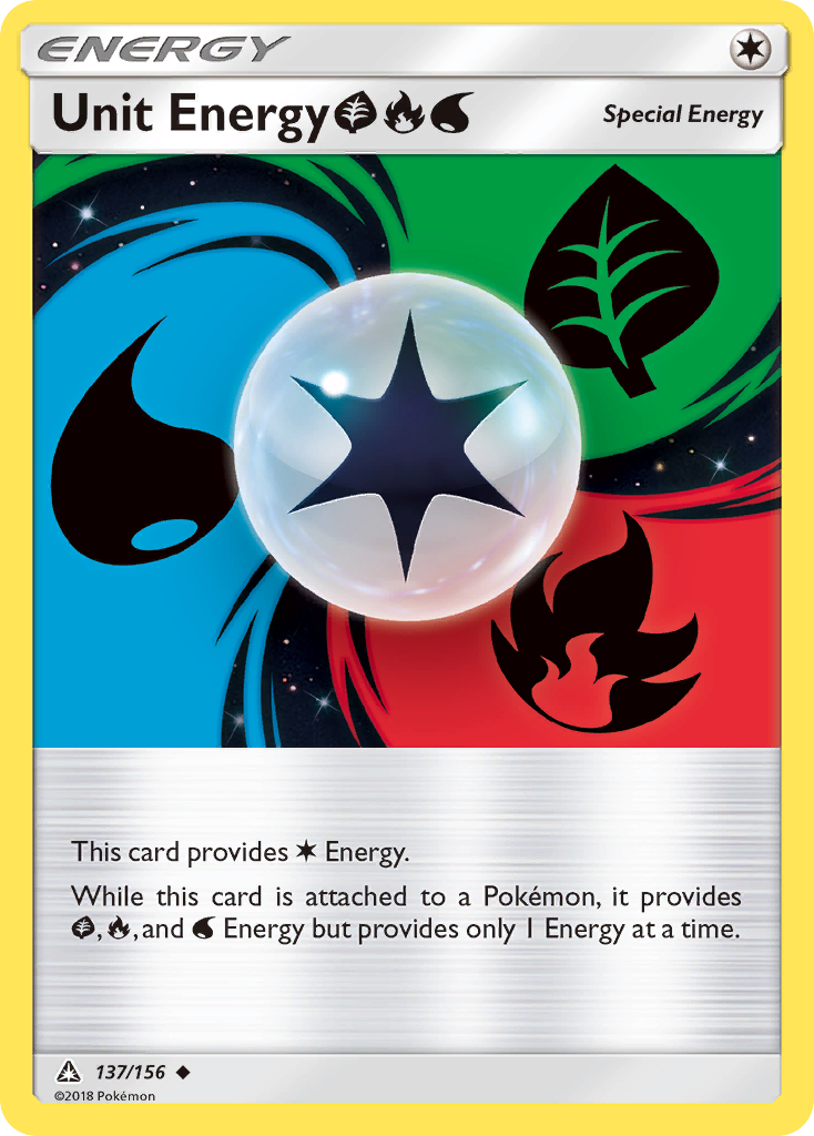 Unit Energy (137/156) (Grass, Fire, Water) [Sun & Moon: Ultra Prism]