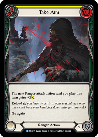 Take Aim (Yellow) [ARC055] Unlimited Edition Rainbow Foil