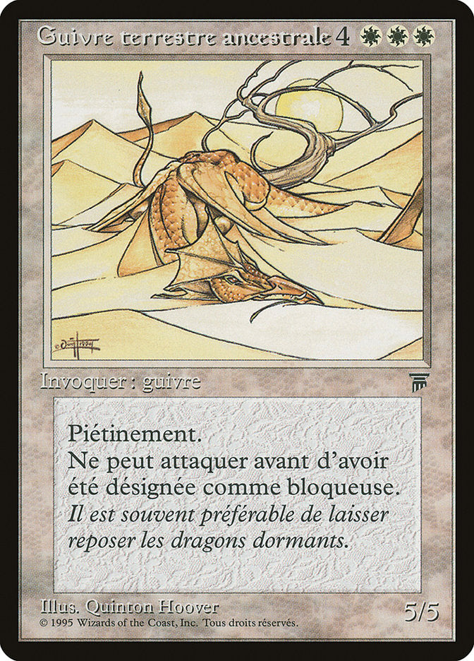 Elder Land Wurm (French) - "Guivre terrestre ancestorale" [Renaissance]