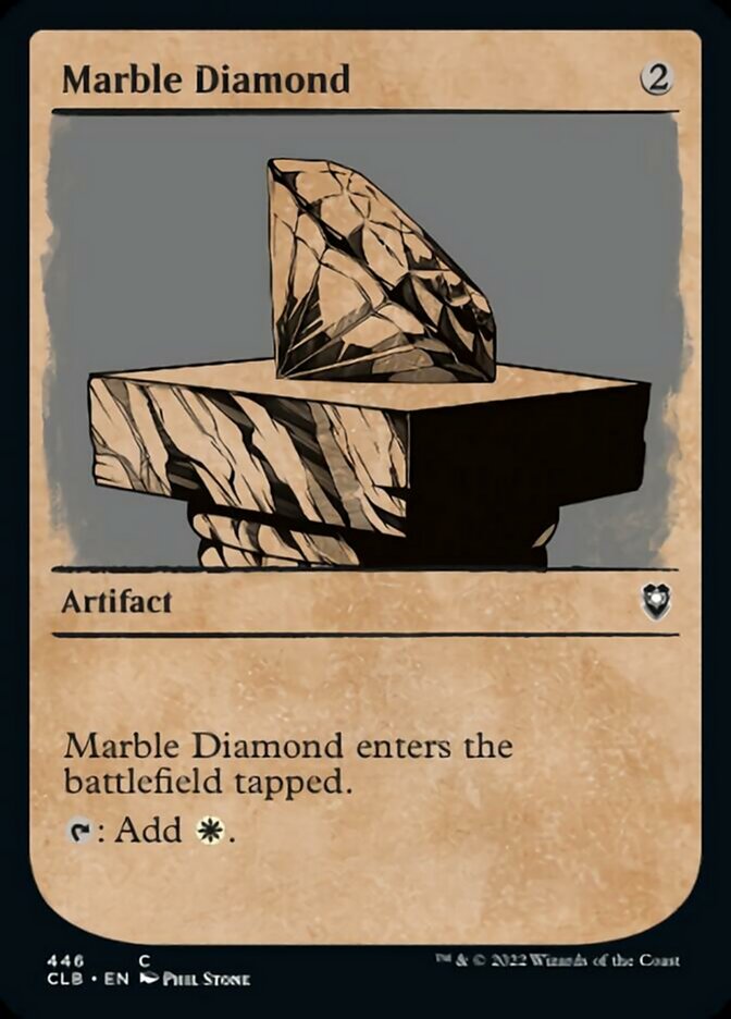 Marble Diamond (Showcase) [Commander Legends: Battle for Baldur's Gate]