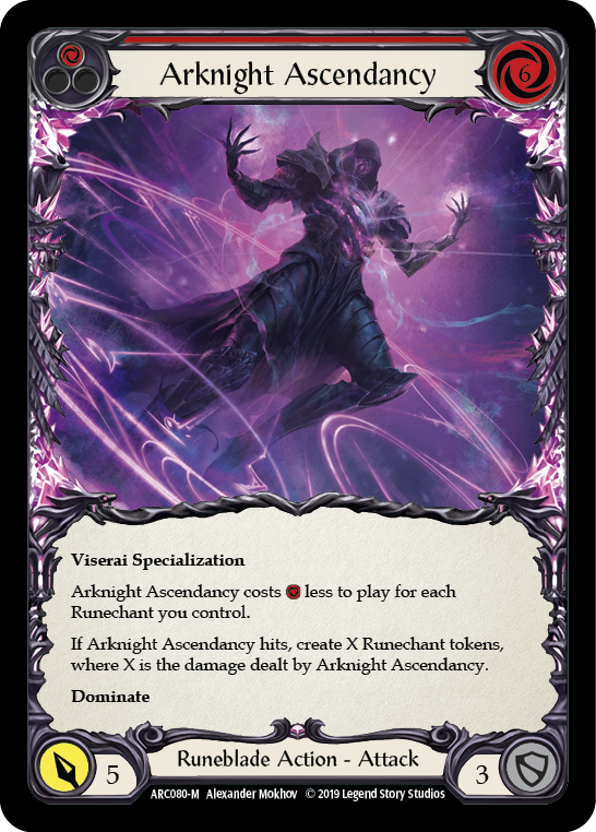 Arknight Ascendancy [ARC080-M] 1st Edition Rainbow Foil