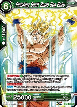 Finishing Spirit Bomb Son Goku [BT3-057]