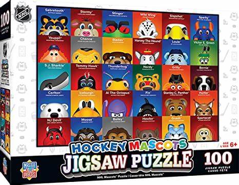 Hockey Mascots Jigsaw Puzzle 100 Pieces