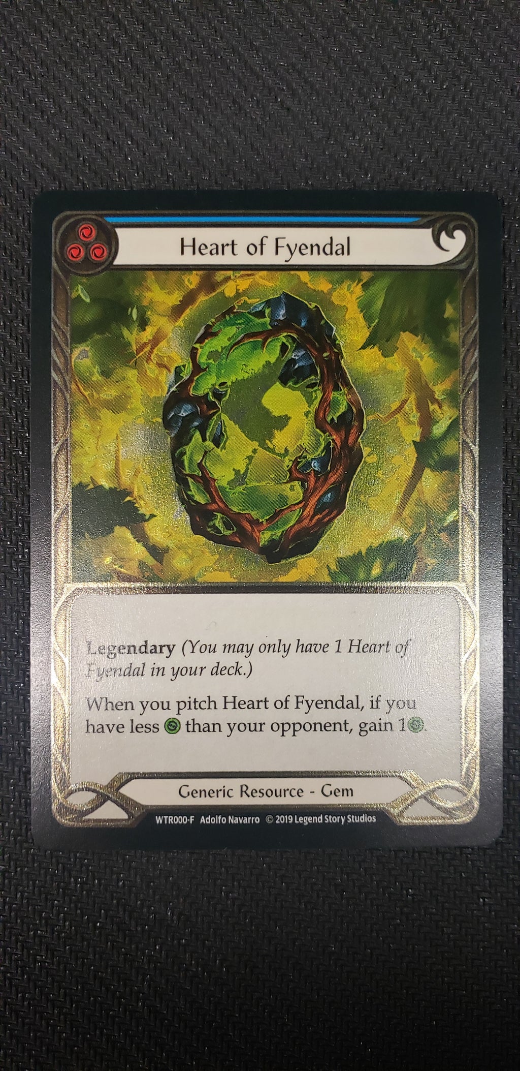 Heart of Fyendal [WTR000-F] Alpha Print Cold Foil