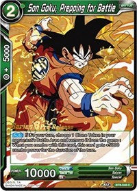 Son Goku, Prepping for Battle (Malicious Machinations) [BT8-046_PR]