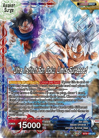dragon ball super card game ultra instinct goku Son Goku, the Unstoppable DB1-021 Prices | Theme Selection: History of Son An individual card from the Dragon Ball Super trading and collectible card game (TCG/CCG) Ultra Instinct Son Goku, Divine