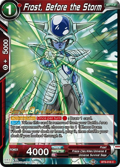 Frost, Before the Storm (Universal Onslaught) [BT9-016]