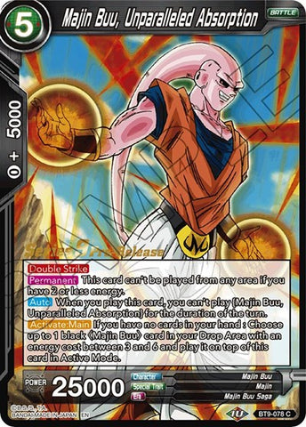 Majin Buu, Unparalleled Absorption (Universal Onslaught) [BT9-078]