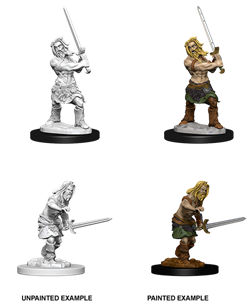 Pathfinder Battles Deep Cuts: Male Human Barbarian