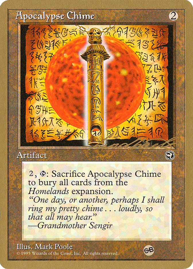 Apocalypse Chime (Leon Lindback) (SB) [Pro Tour Collector Set]