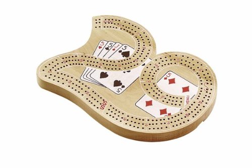 "29" Large Cribbage Board with 3 Tracks