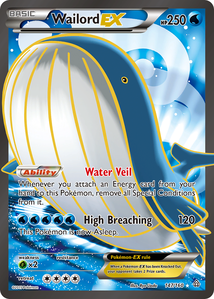 Wailord EX (147/160) [XY: Primal Clash]