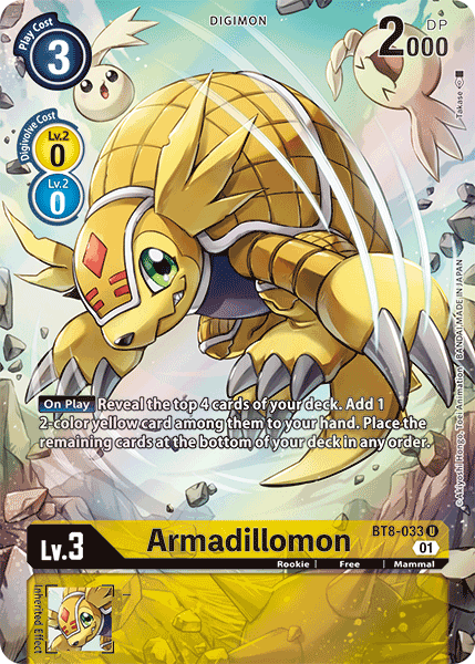 Armadillomon [BT8-033] (Alternate Art) [New Awakening]