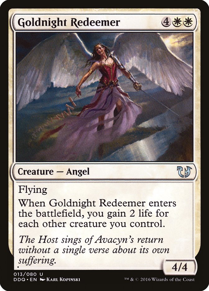 Goldnight Redeemer [Duel Decks: Blessed vs. Cursed]