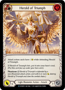 Herald of Triumph (Yellow) (Rainbow Foil) [U-MON009-RF] Unlimited Rainbow Foil