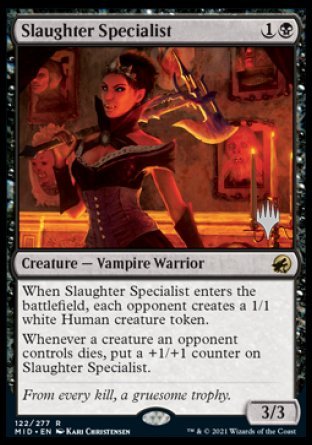 Slaughter Specialist (Promo Pack) [Innistrad: Midnight Hunt Promos]