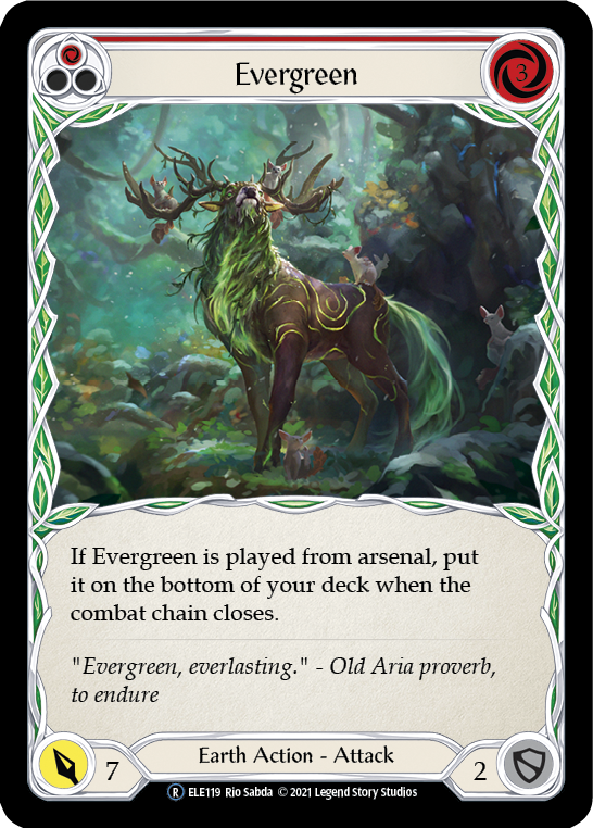 Evergreen (Red) [U-ELE119] Unlimited Normal