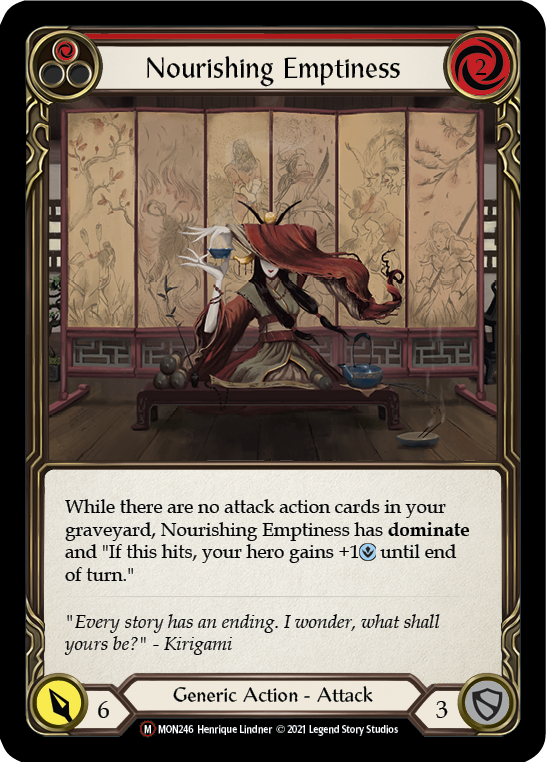 Nourishing Emptiness (Rainbow Foil) [U-MON246-RF] Unlimited Rainbow Foil