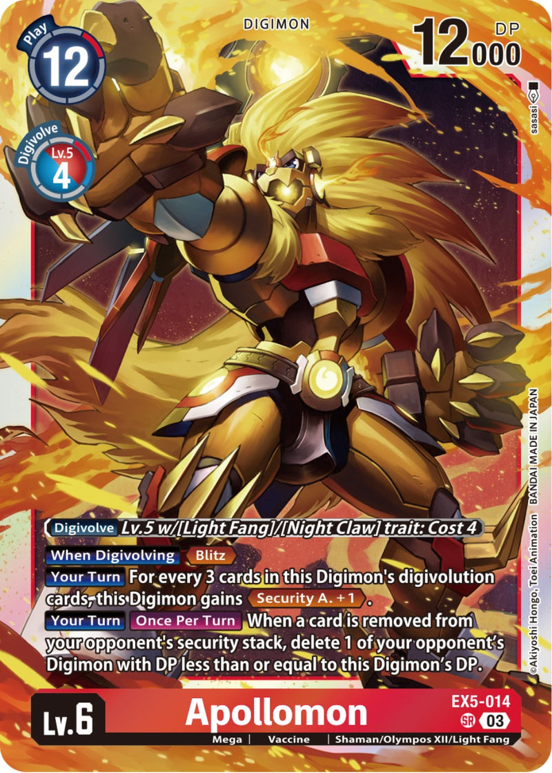 Apollomon [EX5-014] [Animal Colosseum]