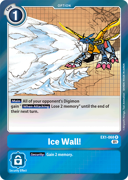 Ice Wall! [EX1-068] [Classic Collection]