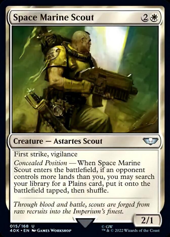 Space Marine Scout (Surge Foil) [Warhammer 40,000]