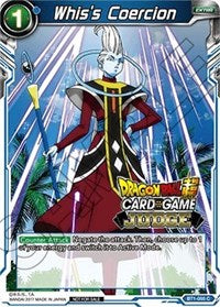 Whis's Coercion (BT1-055) [Judge Promotion Cards]