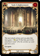 Seek Enlightenment (Red) (Rainbow Foil) [U-MON081-RF] Unlimited Rainbow Foil