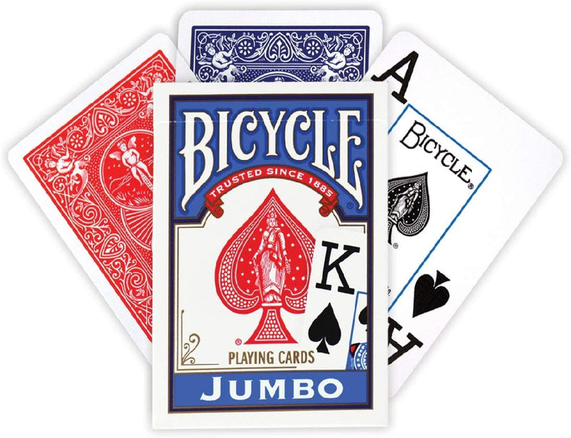 Bicycle Playing Cards: Jumbo Index Blue