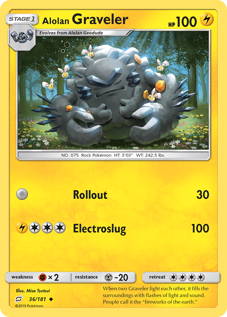 Alolan Graveler (36/181) [Sun & Moon: Team Up]