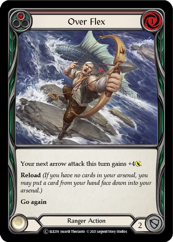 Over Flex (Red) [U-ELE219] Unlimited Rainbow Foil