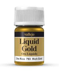 Vallejo Rich Gold, Alcohol Based 35ml Valmc793