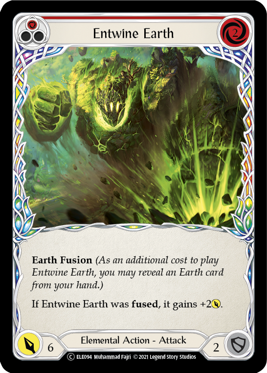 Entwine Earth (Red) [U-ELE094] Unlimited Rainbow Foil