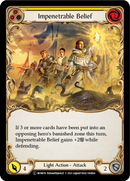 Impenetrable Belief (Yellow) (Rainbow Foil) [U-MON076-RF] Unlimited Rainbow Foil