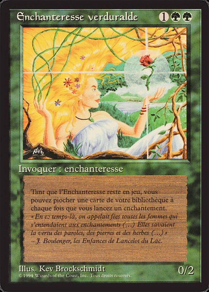 Verduran Enchantress [Foreign Black Border]