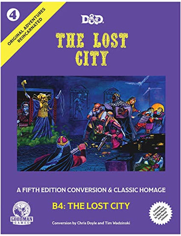Original Adventures Reincarnated #4: The Lost City