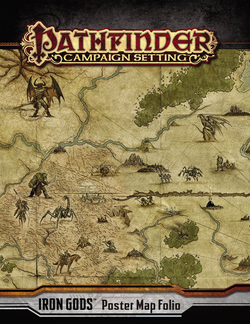 Pathfinder Campaign Setting: Iron Gods Poster Map Folio