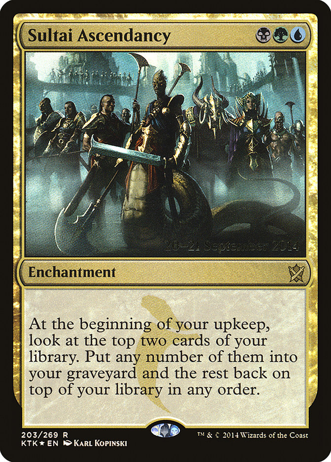 Sultai Ascendancy [Khans of Tarkir Prerelease Promos]