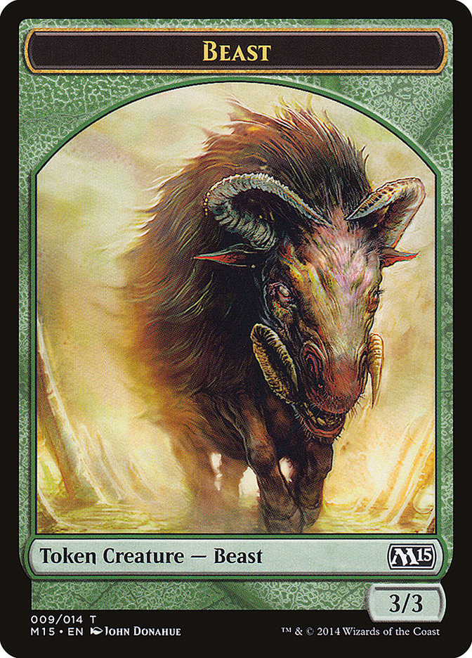 Beast Token (009/014) [Magic 2015 Tokens]