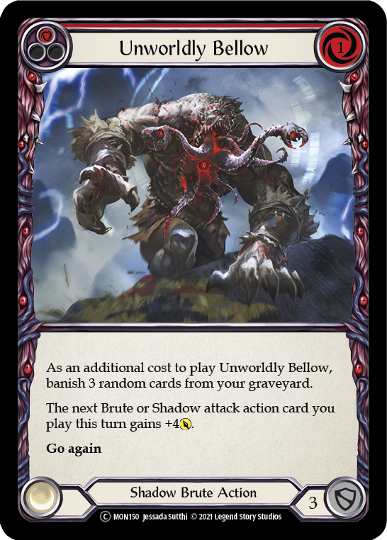 Unworldly Bellow (Red) [U-MON150] Unlimited Normal