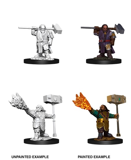 Nolzur's Marvelous Miniatures: Male Dwarf Cleric
