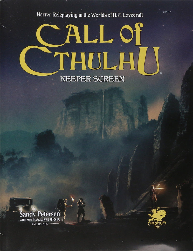 Call of Cthulhu: Keeper Screen (7th Ed)