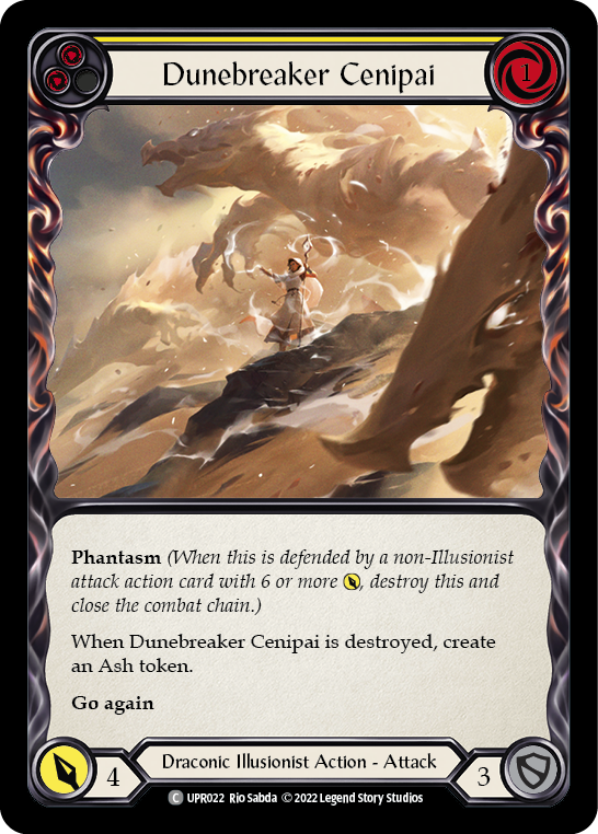 Dunebreaker Cenipai (Yellow) [UPR022] (Uprising)  Rainbow Foil