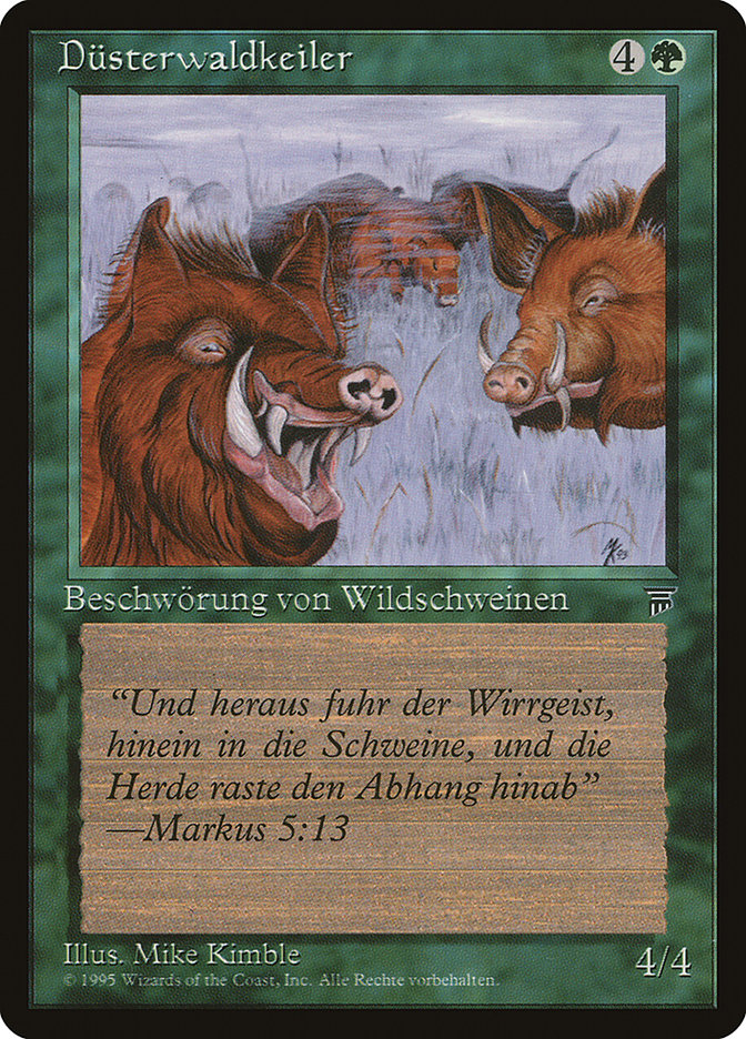 Durkwood Boars (German) - "Dusterwaldkeiler" [Renaissance]