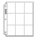 Ultra Pro 9 Pocket Binder Sheet - Silver Series