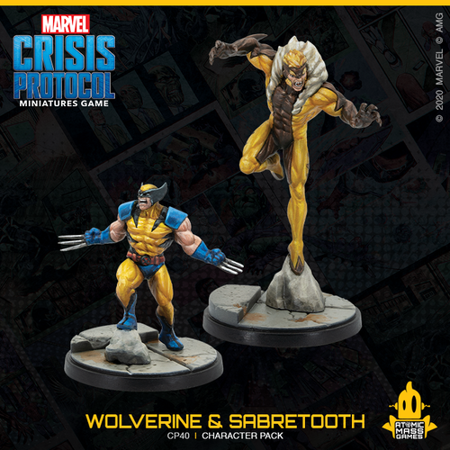 Marvel Crisis Protocol: Wolverine & Sabretooth Character Pack